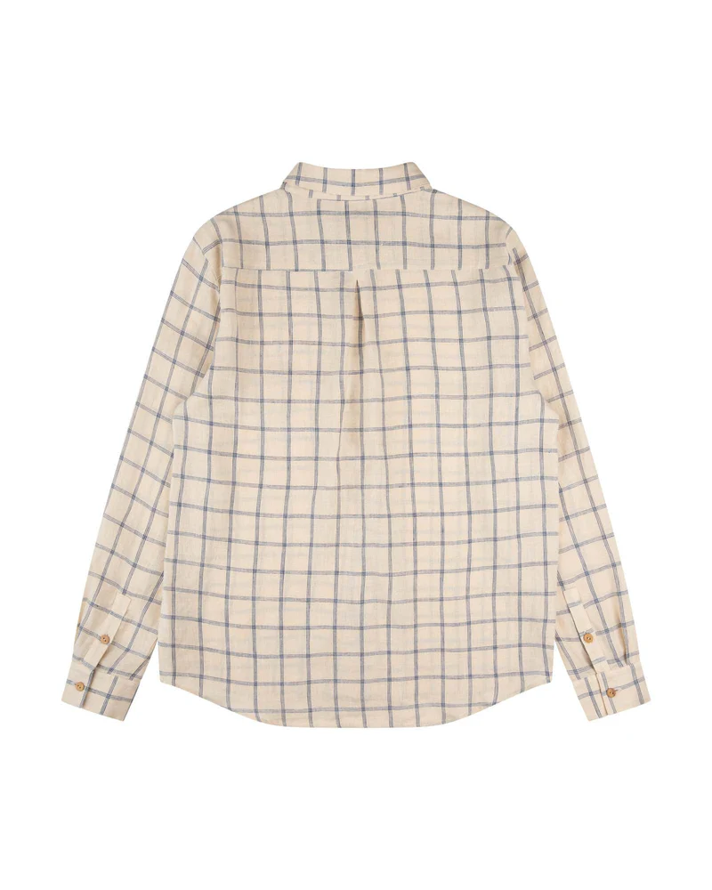 
                  
                    Blue Net Casual Long Sleeve Shirt
                  
                