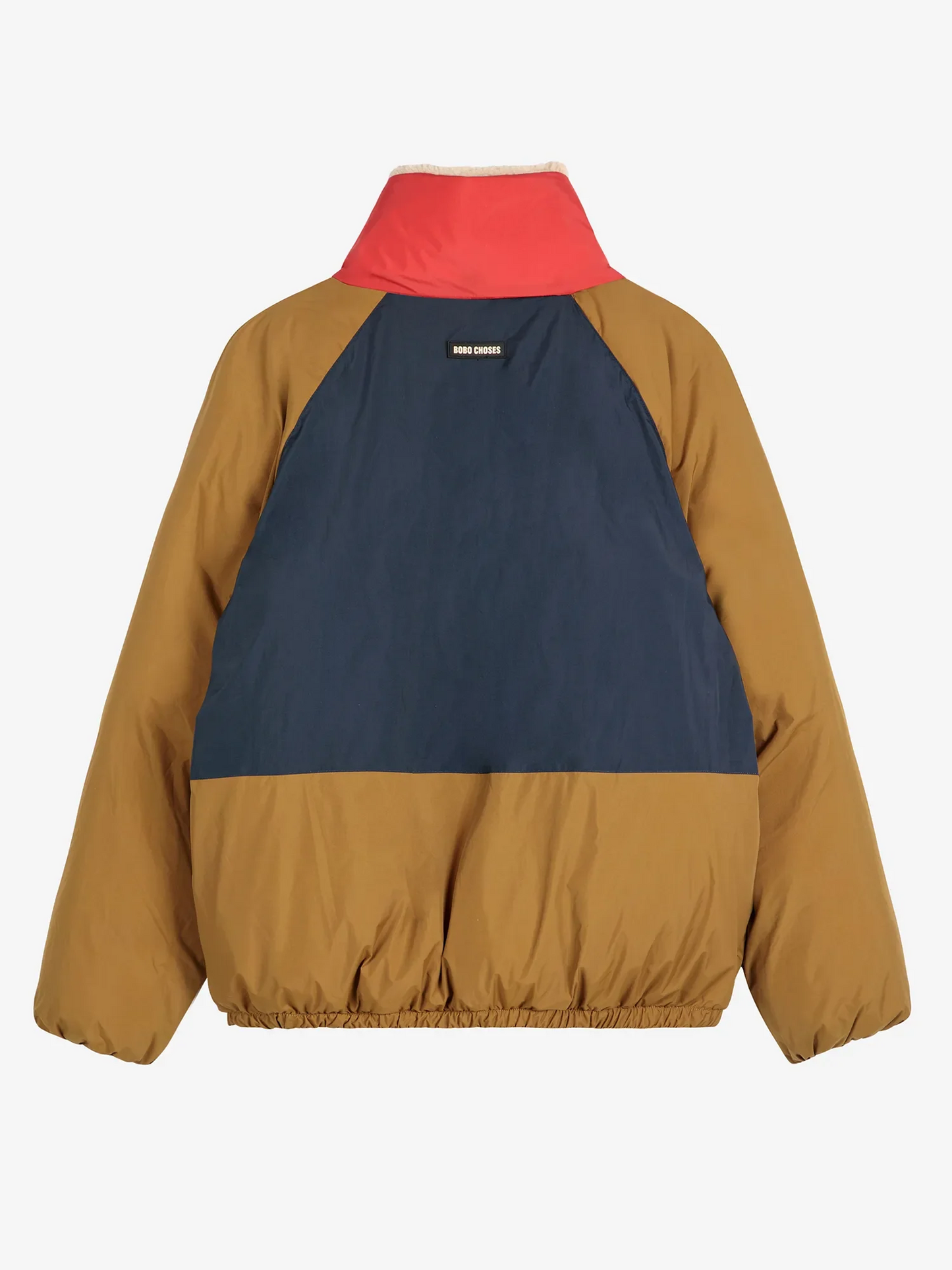 
                  
                    Khaki Colorblock Ranglan Sleeve Padded Jacket
                  
                