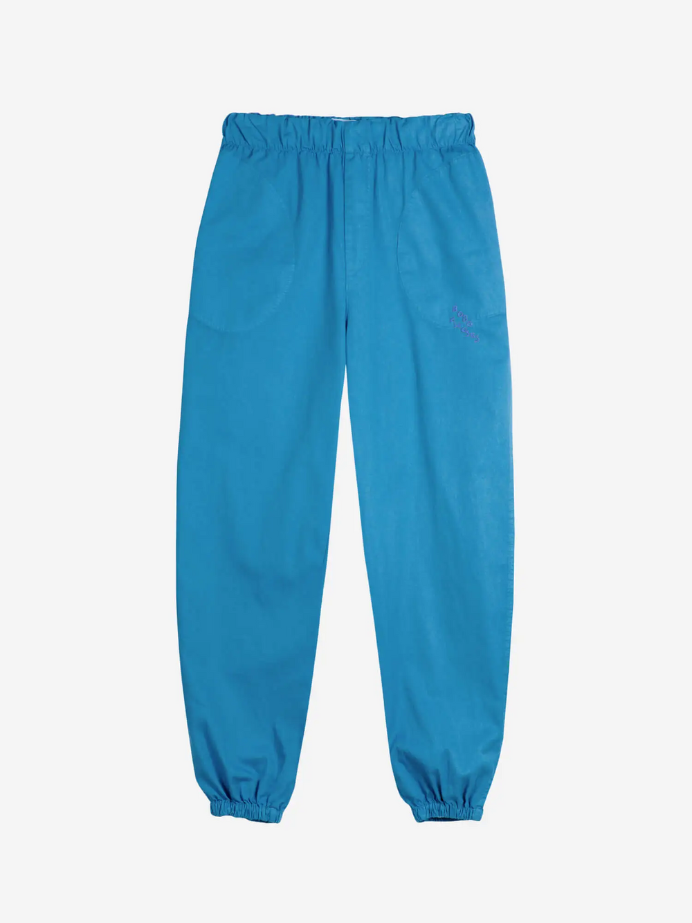 Light Blue Woven Jogger Trousers