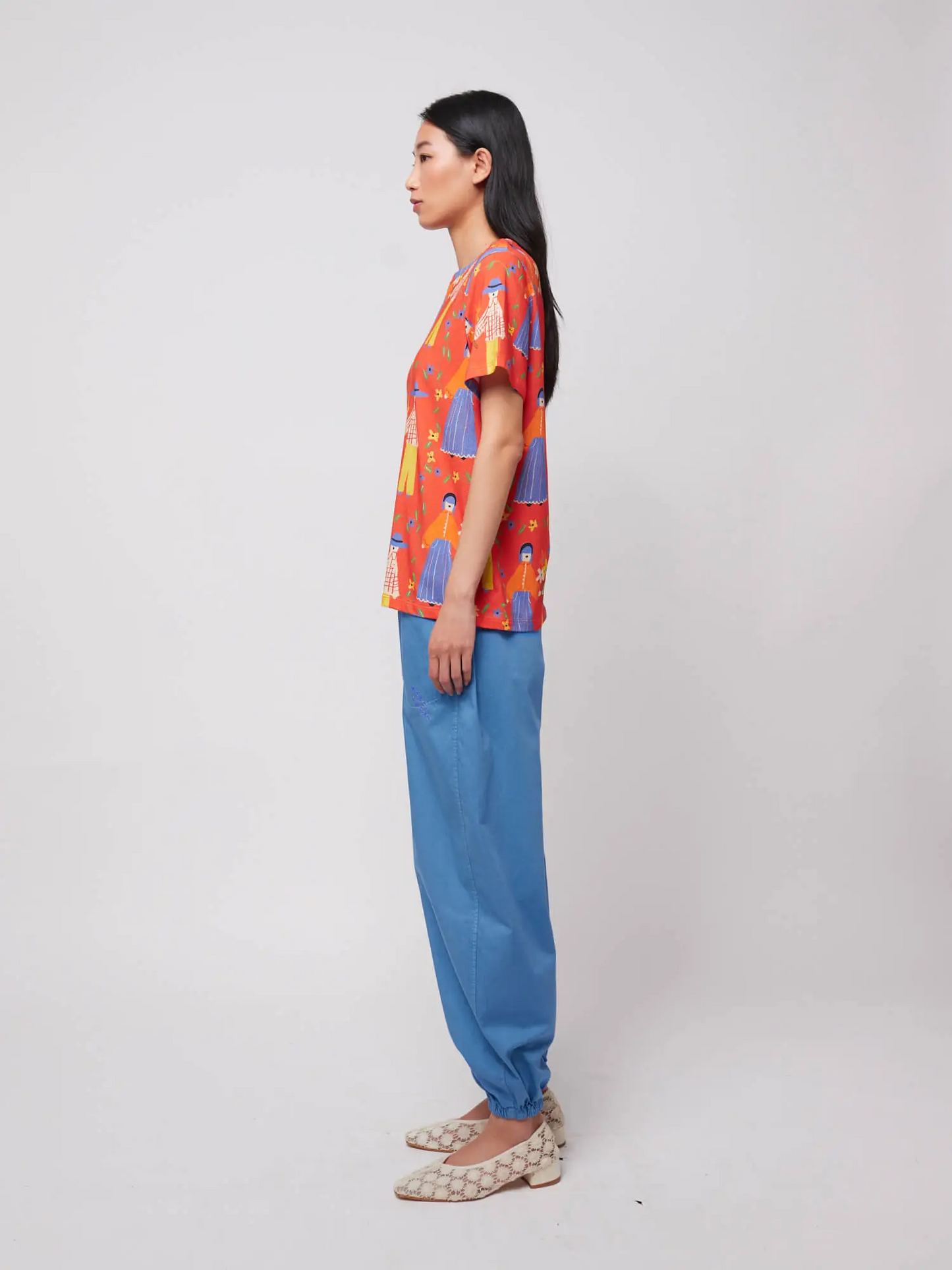 
                  
                    Light Blue Woven Jogger Trousers
                  
                