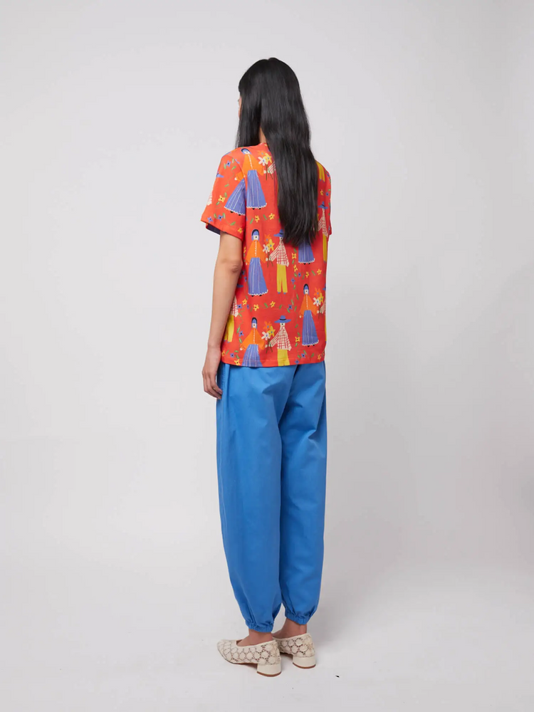 
                  
                    Light Blue Woven Jogger Trousers
                  
                