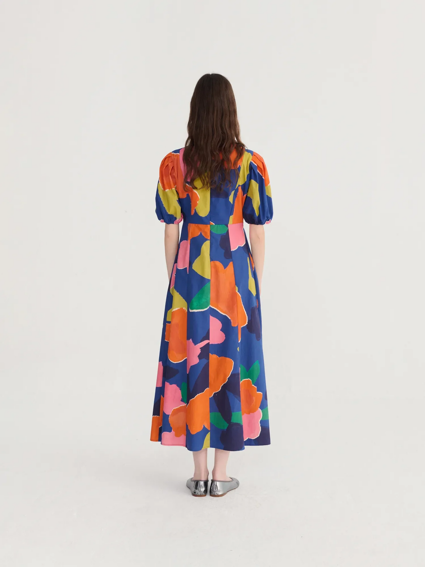 
                  
                    Multicolor Puff Sleeve Dress
                  
                