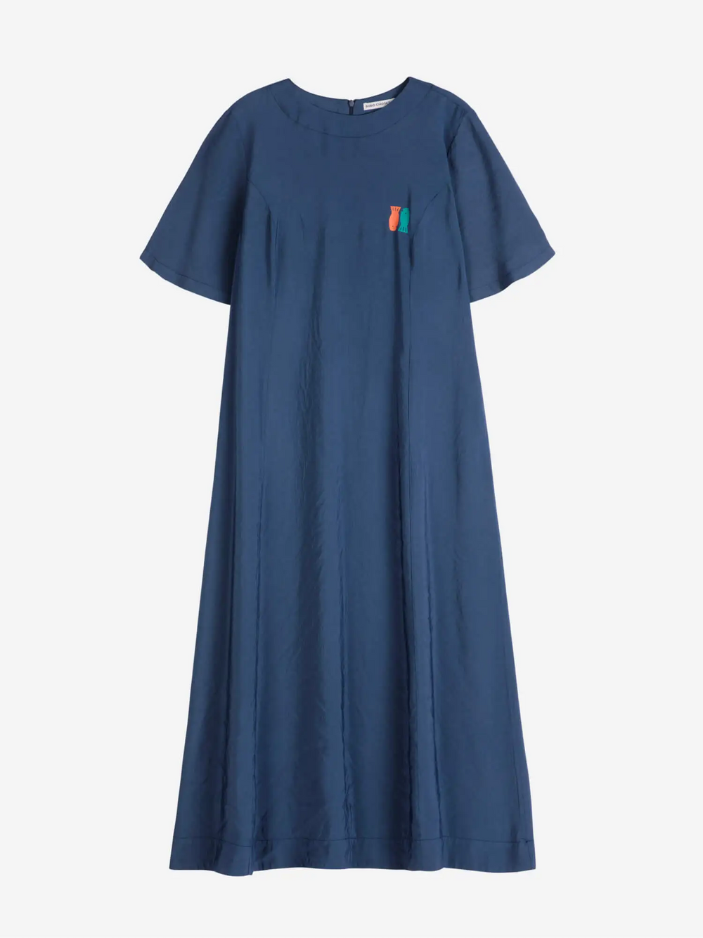 Navy Blue Couple Fish Modal Dress