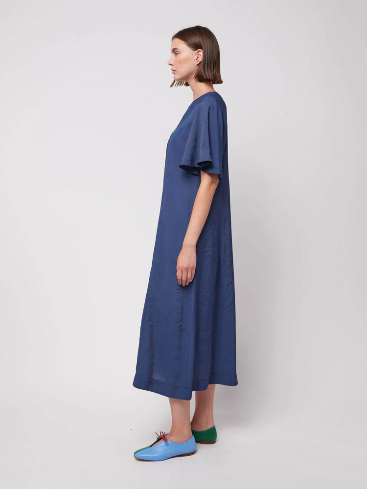 
                  
                    Navy Blue Couple Fish Modal Dress
                  
                