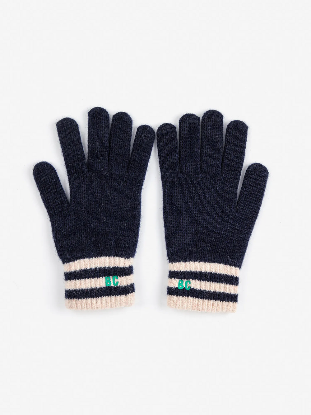 Marineblaue Strickhandschuhe „Mr. Pencil“