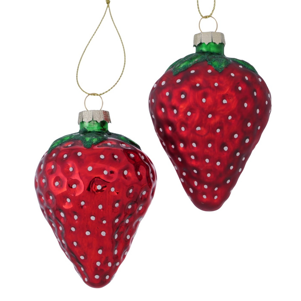 Assorted Fruity Strawberry Bauble