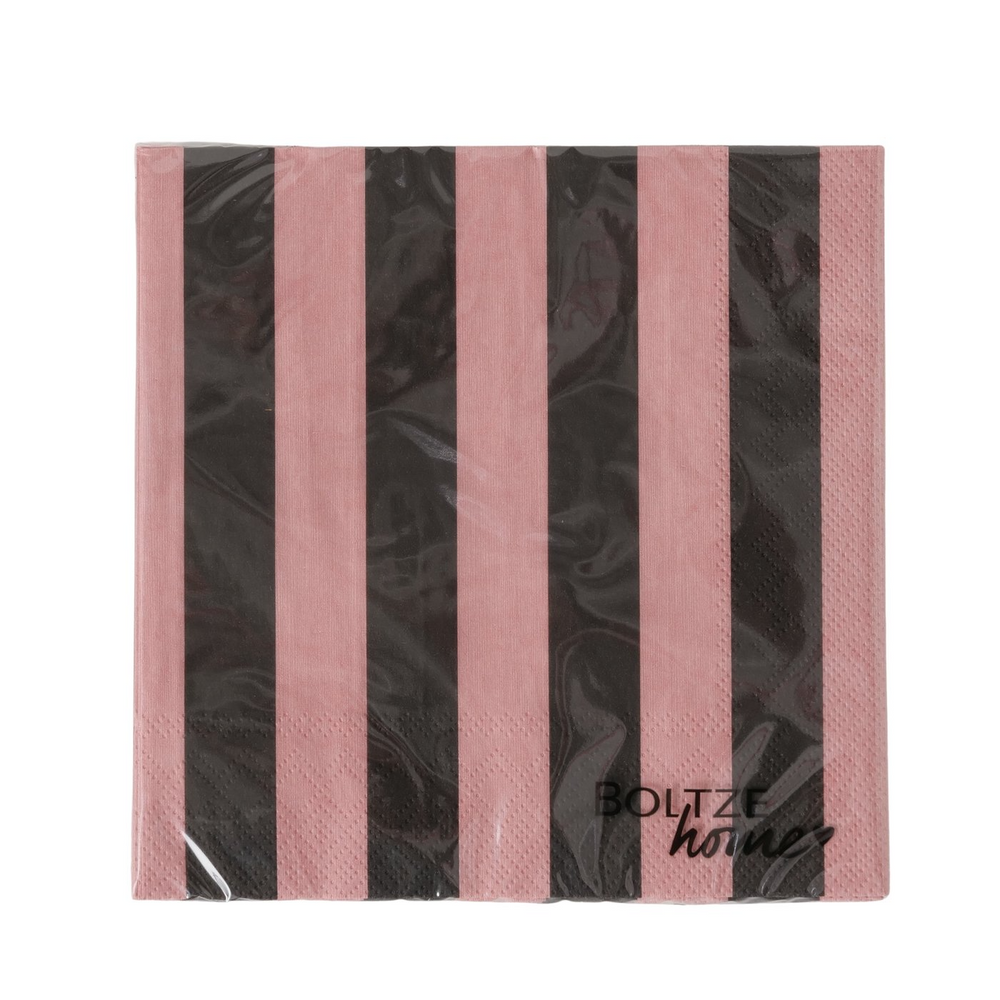 FREJA Striped Napkin Set Of 20