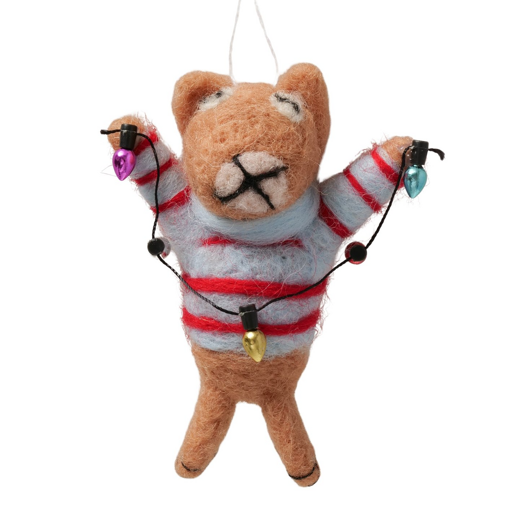 JONTE Bear Felt Decoration