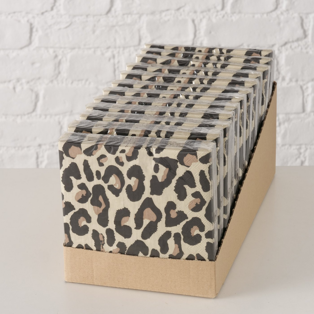 
                  
                    LEONY Leopard Napkin Set Of 20
                  
                