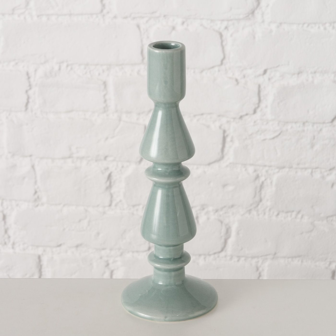 
                  
                    LUNA Light Green Ceramic Candle Holder
                  
                