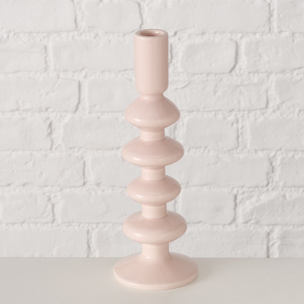
                  
                    LUNA Light Rose Ceramic Candle Holder
                  
                