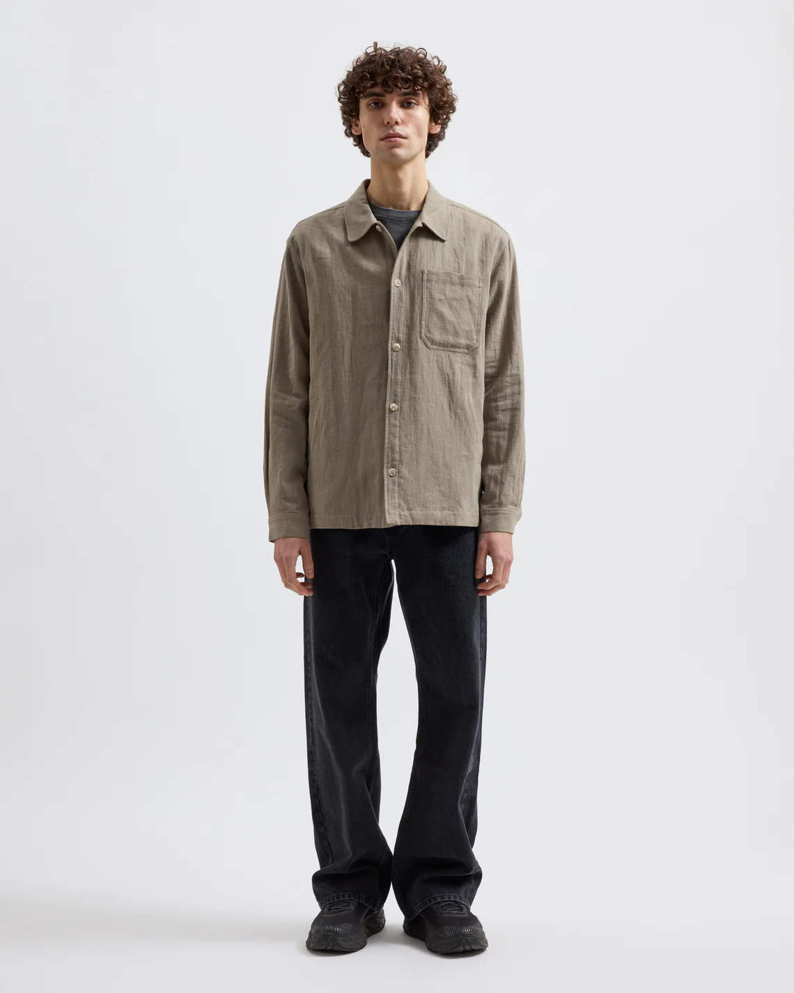 
                  
                    FRANK Light Moss Linen Over Shirt
                  
                