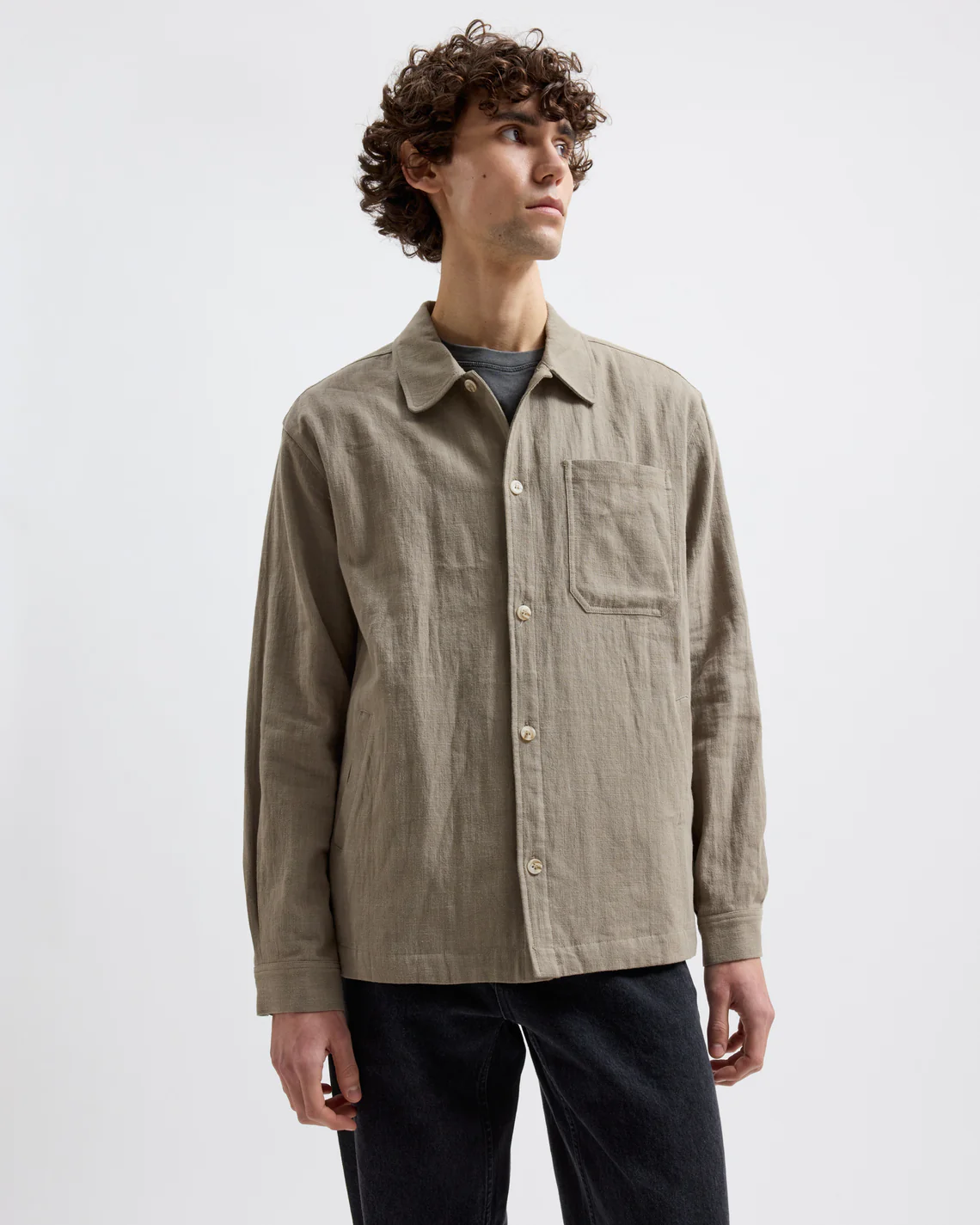 
                  
                    FRANK Light Moss Linen Over Shirt
                  
                
