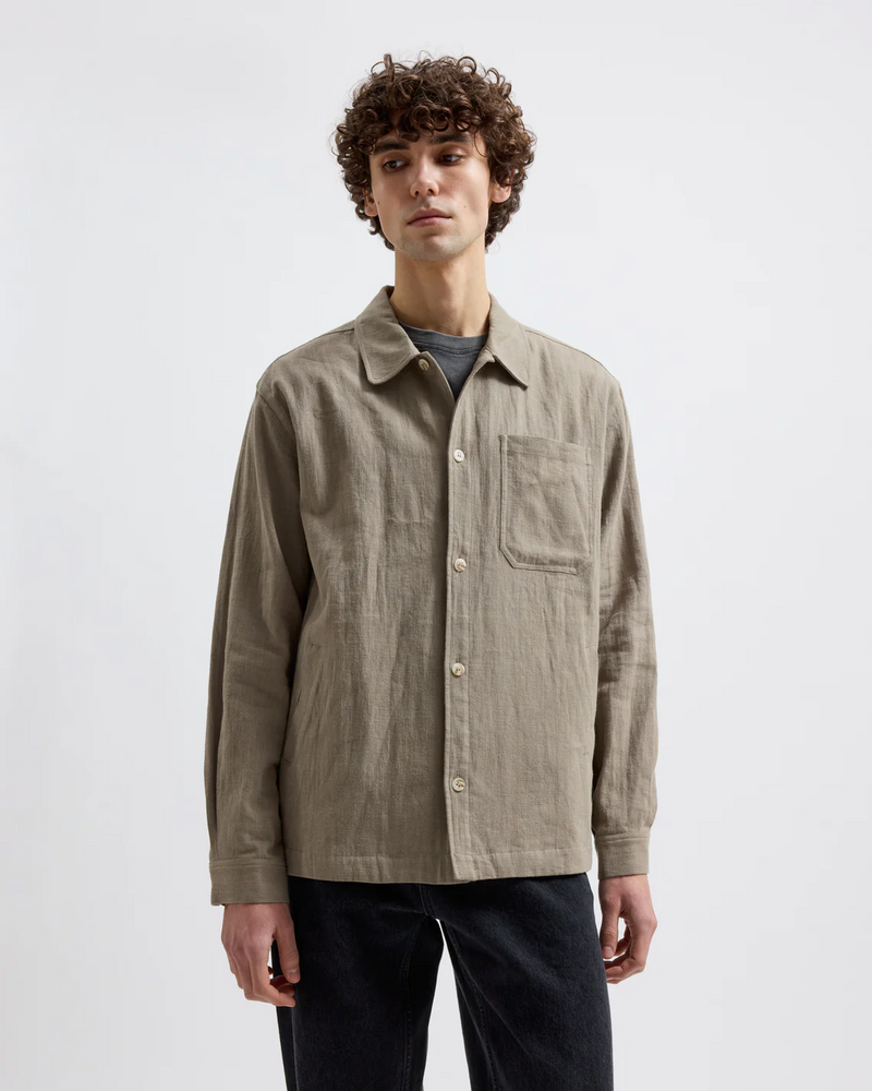 
                  
                    FRANK Light Moss Linen Over Shirt
                  
                