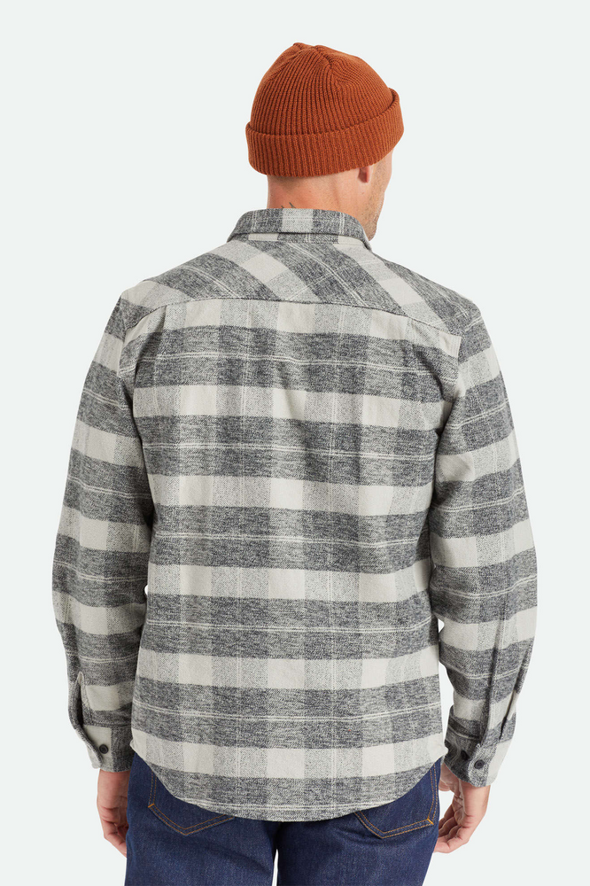 
                  
                    BOWERY Black Charcoal Heavyweight Flannel Shirt
                  
                