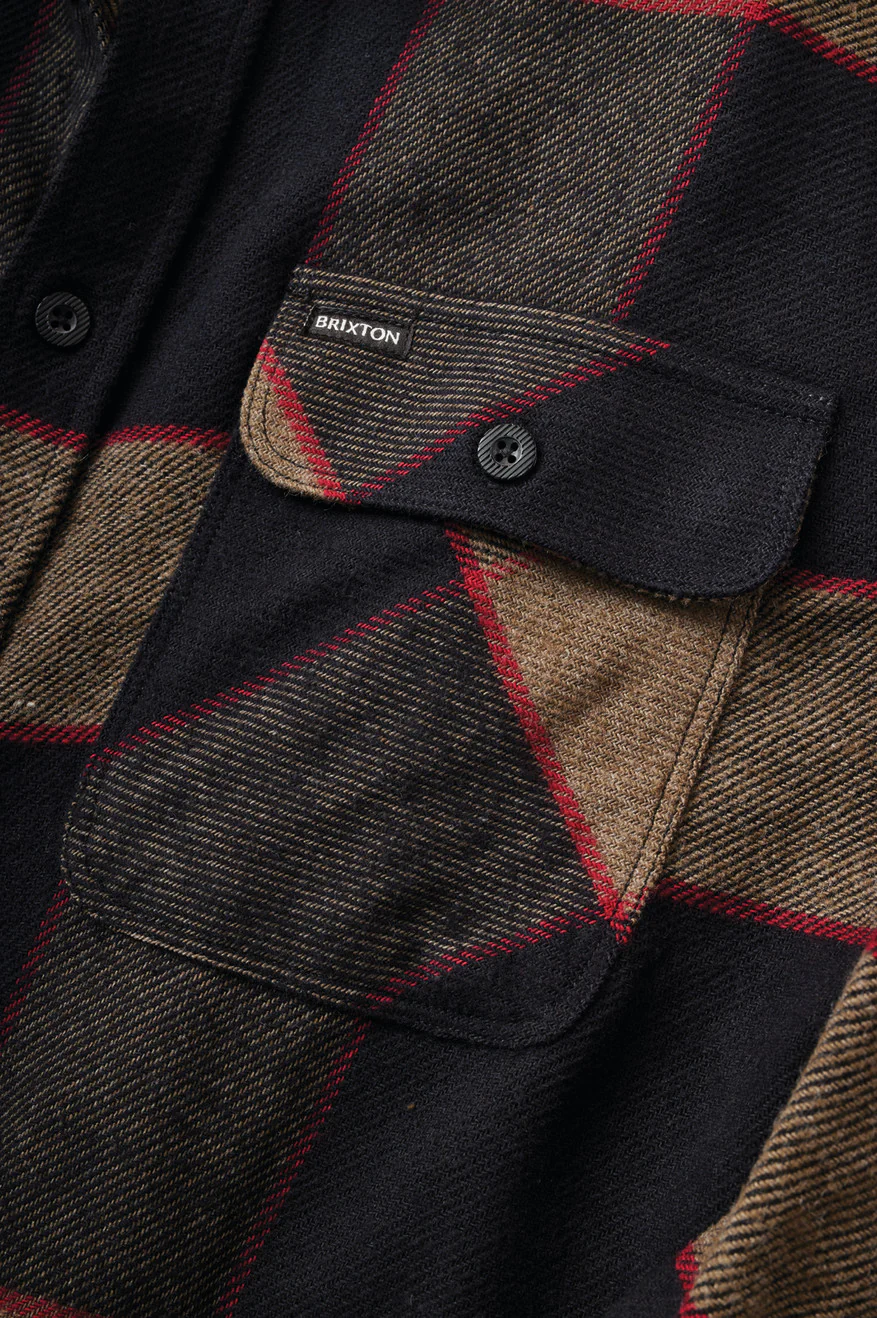 
                  
                    BOWERY Heather Grey Charcoal Flannel Shirt
                  
                