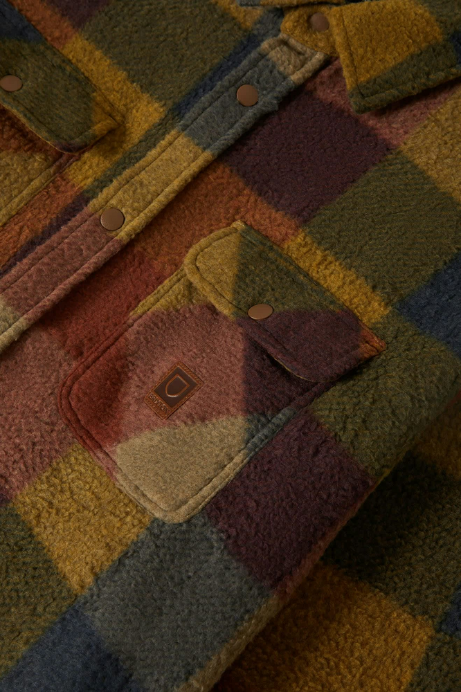 
                  
                    BOWERY Rust Copper Plaid Fleece Shirt
                  
                