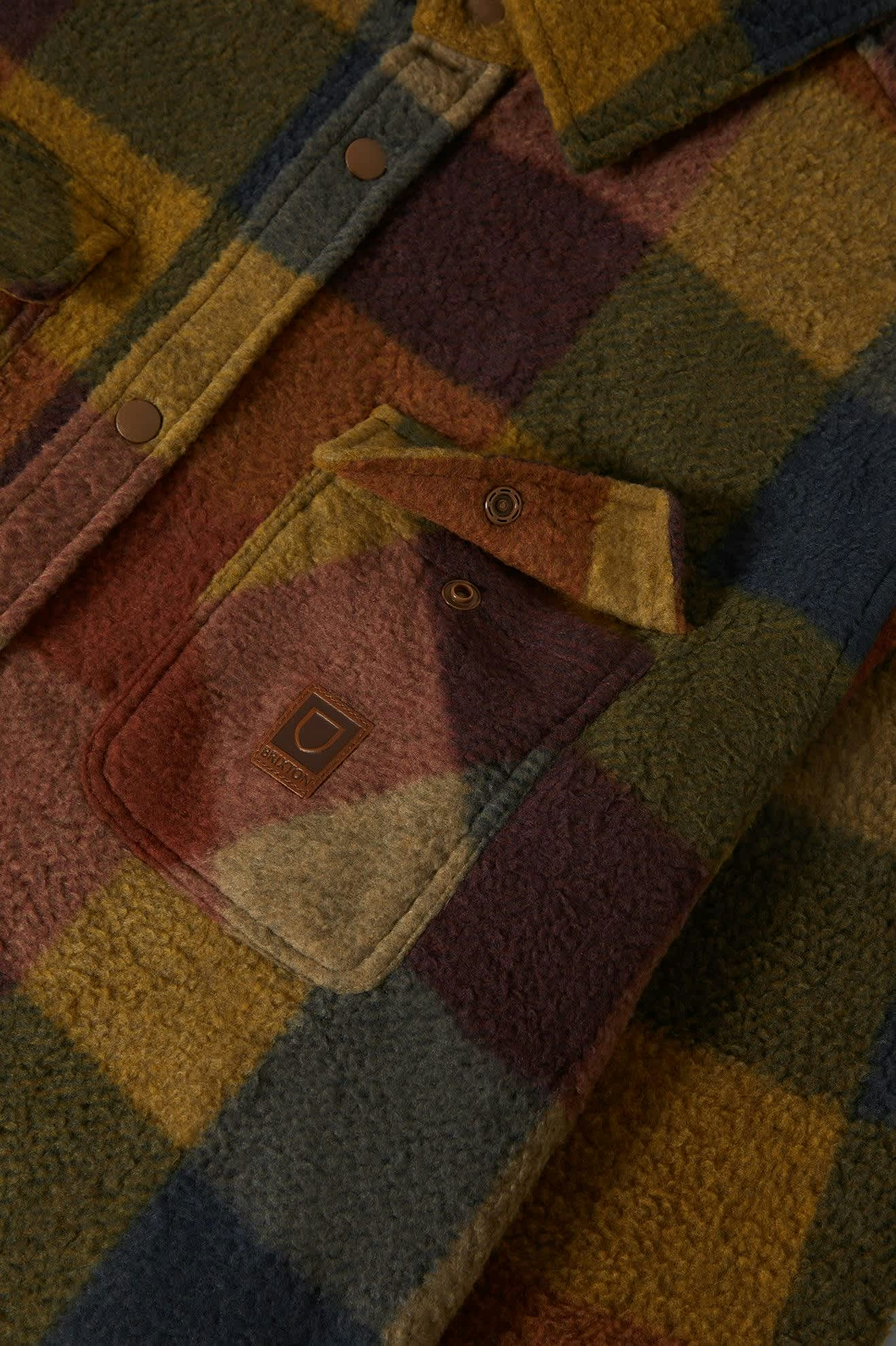 
                  
                    BOWERY Rust Copper Plaid Fleece Shirt
                  
                