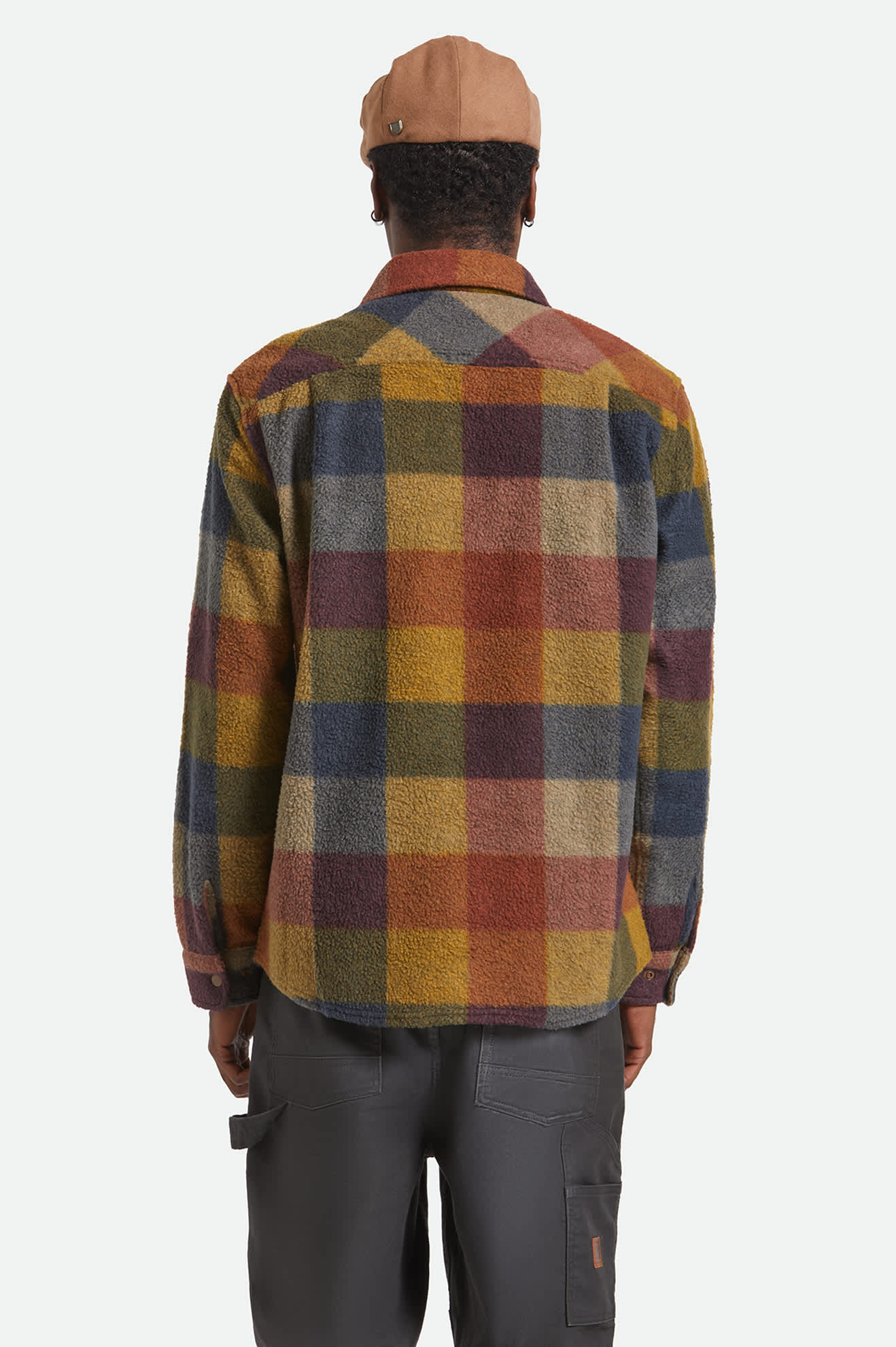 
                  
                    BOWERY Rust Copper Plaid Fleece Shirt
                  
                