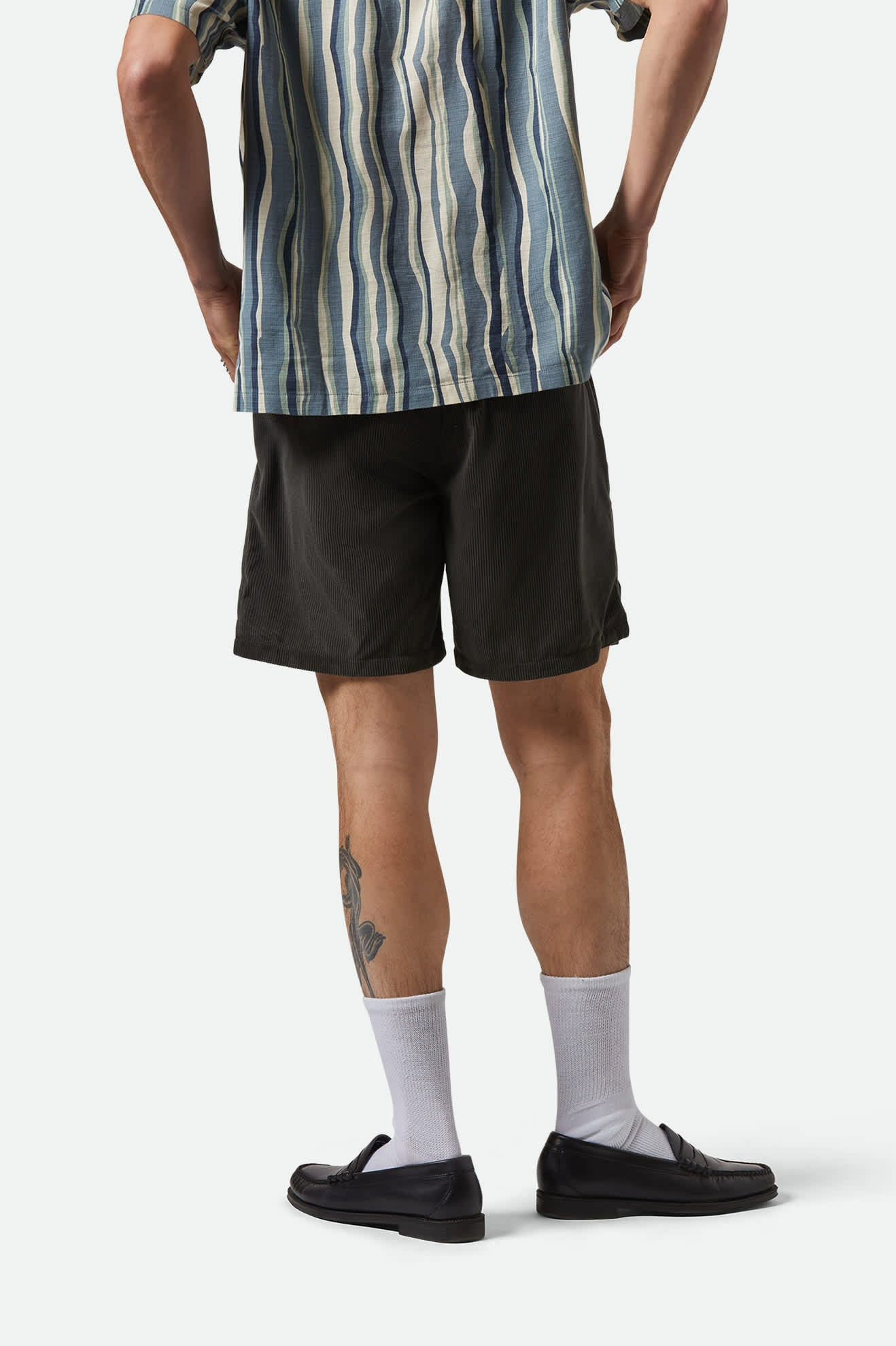 
                  
                    EVERYDAY Washed Black Corduroy Shorts
                  
                
