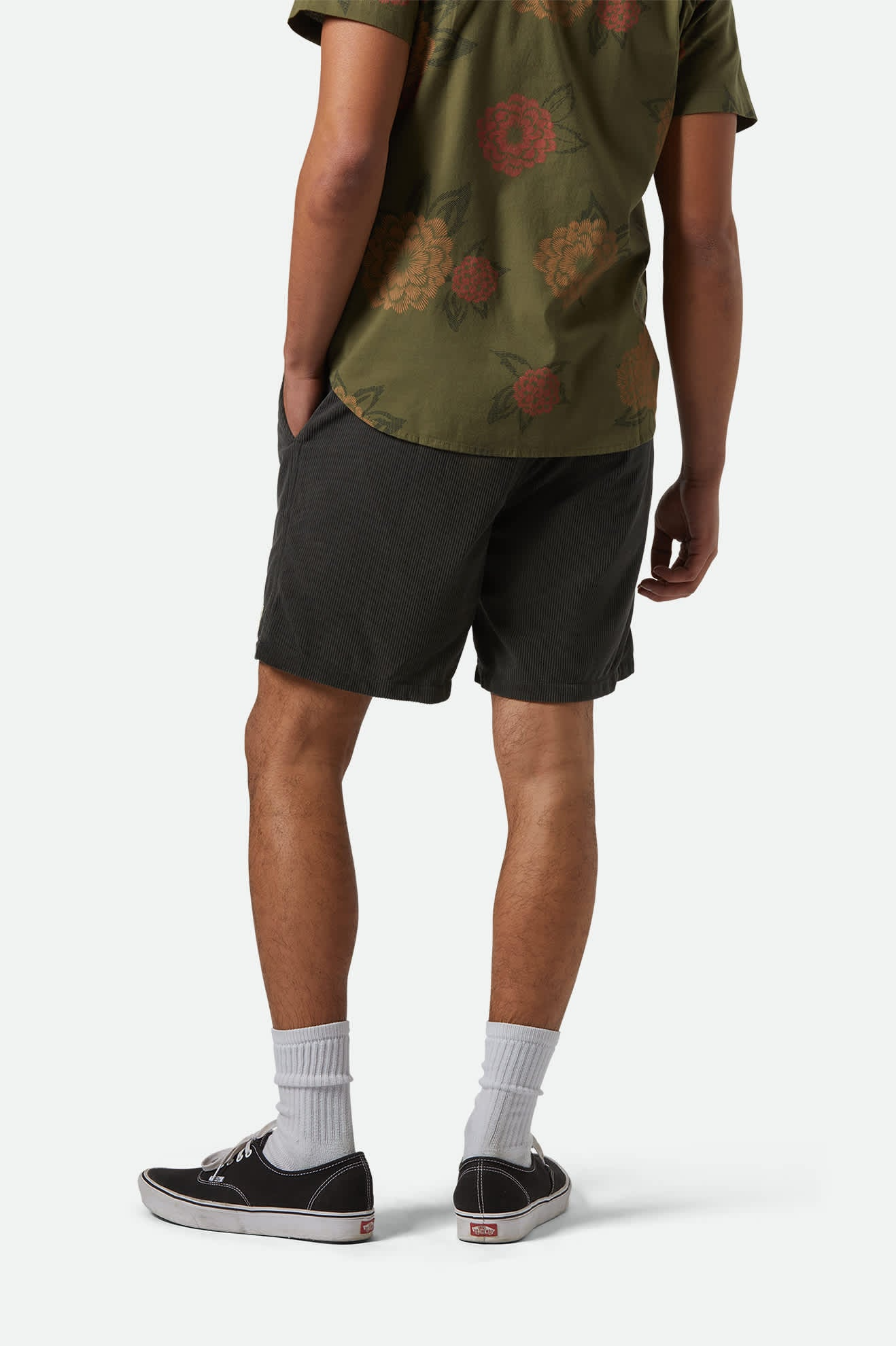 
                  
                    EVERYDAY Washed Black Corduroy Shorts
                  
                
