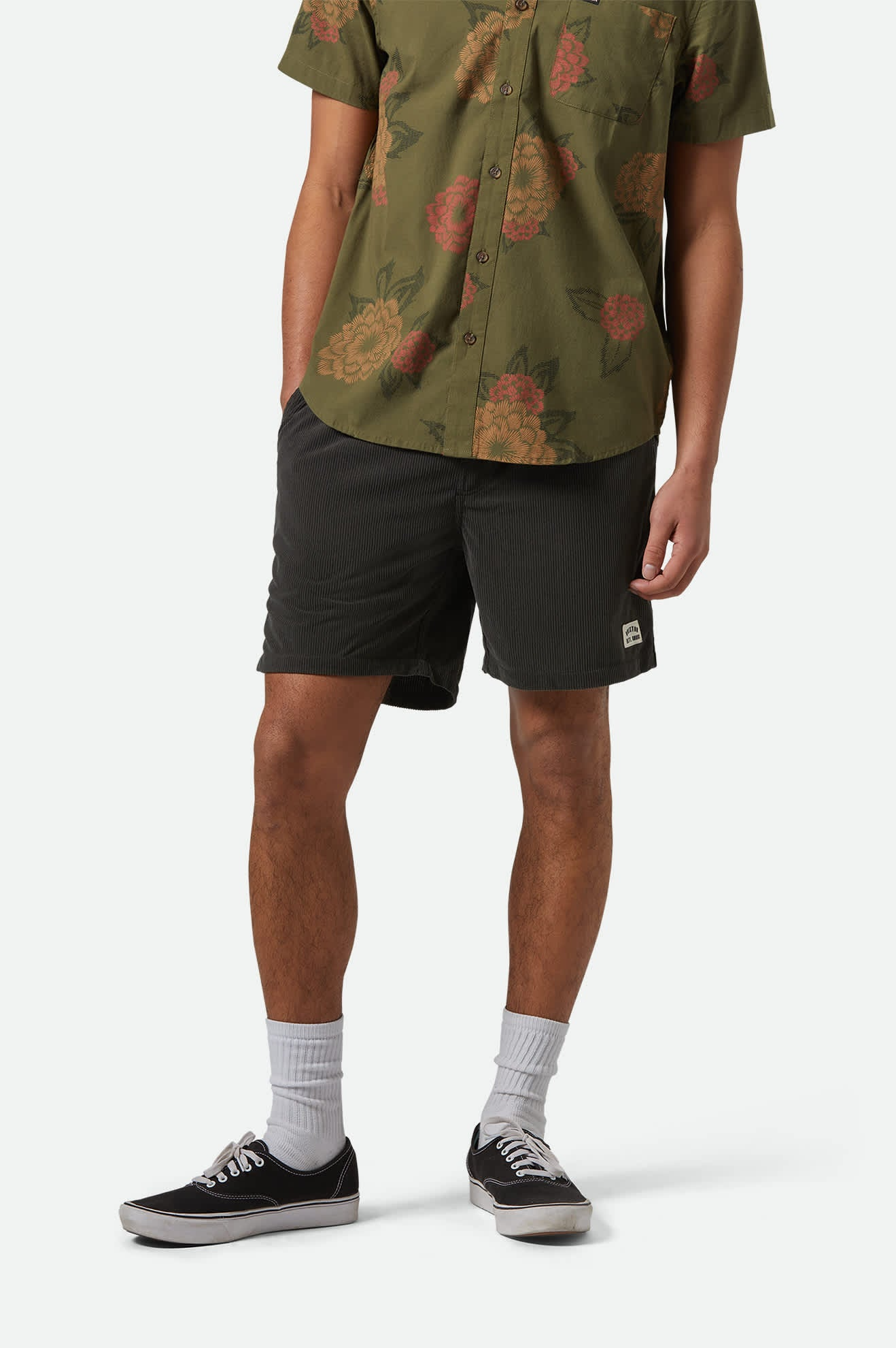
                  
                    EVERYDAY Washed Black Corduroy Shorts
                  
                
