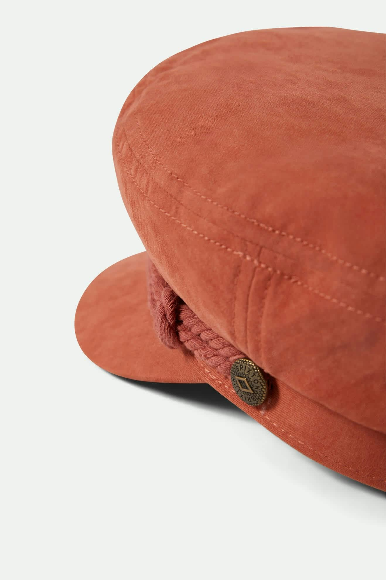 
                  
                    FIDDLER Terracota Brushed Satin Hat
                  
                