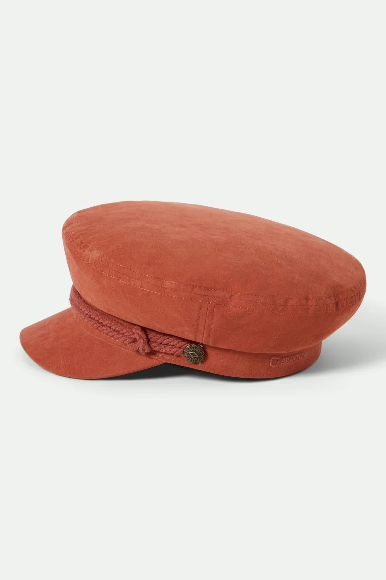 
                  
                    FIDDLER Terracota Brushed Satin Hat
                  
                