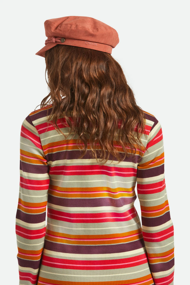 
                  
                    FIDDLER Terracota Brushed Satin Hat
                  
                