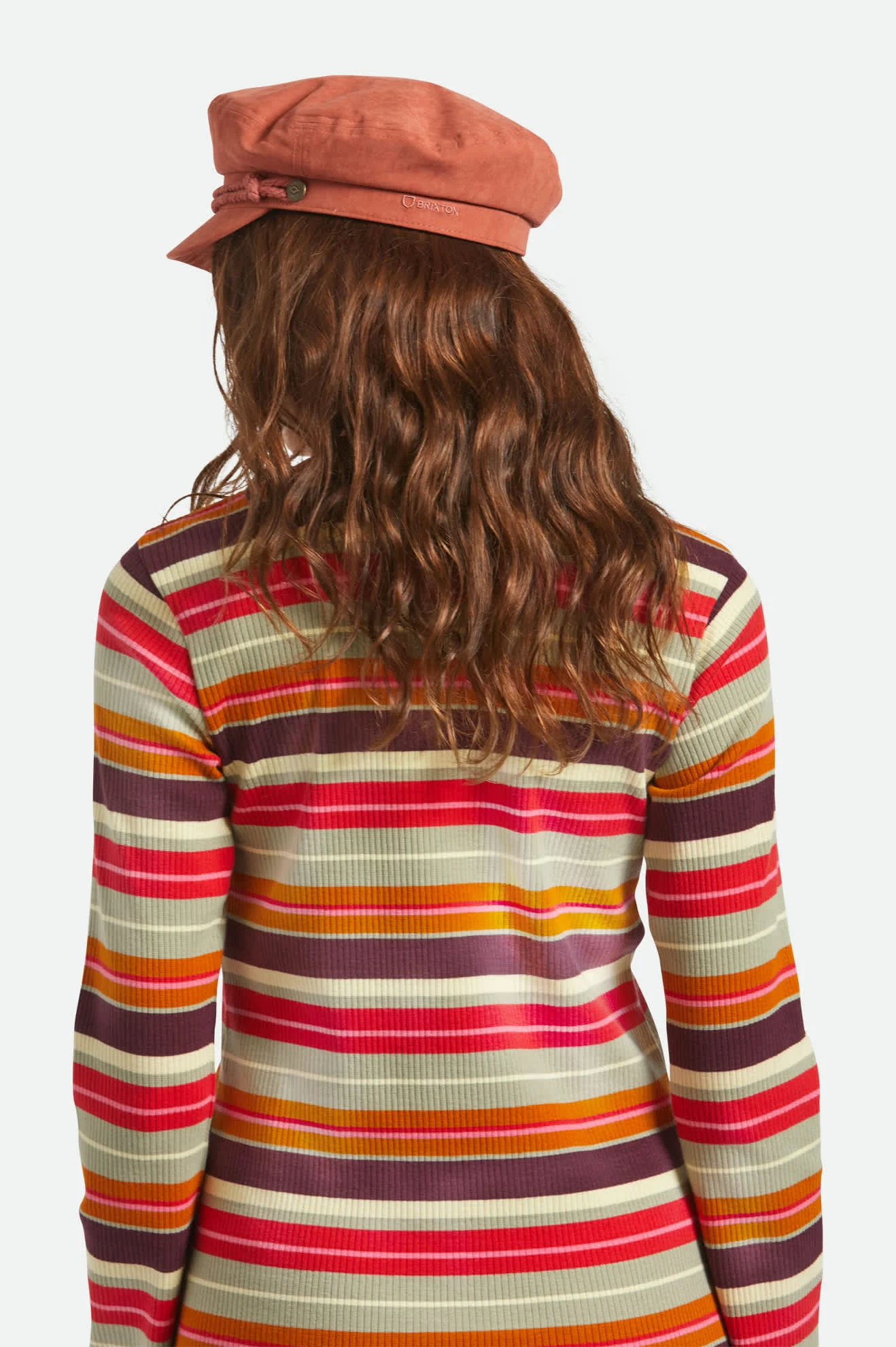 
                  
                    FIDDLER Terracota Brushed Satin Hat
                  
                