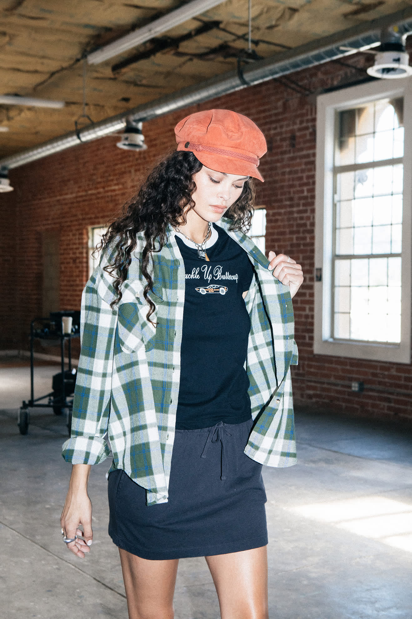
                  
                    FIDDLER Terracota Brushed Satin Hat
                  
                