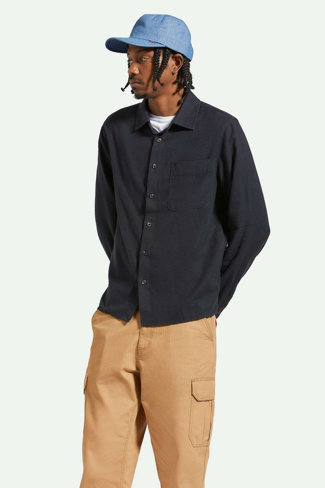 
                  
                    HASTING Black Flannel Shirt
                  
                