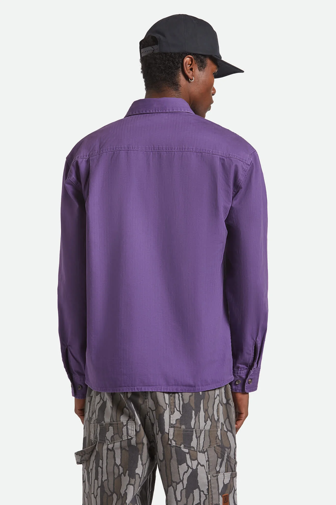 
                  
                    HERRINGBONE Punk Purple Relaxed Jacket
                  
                