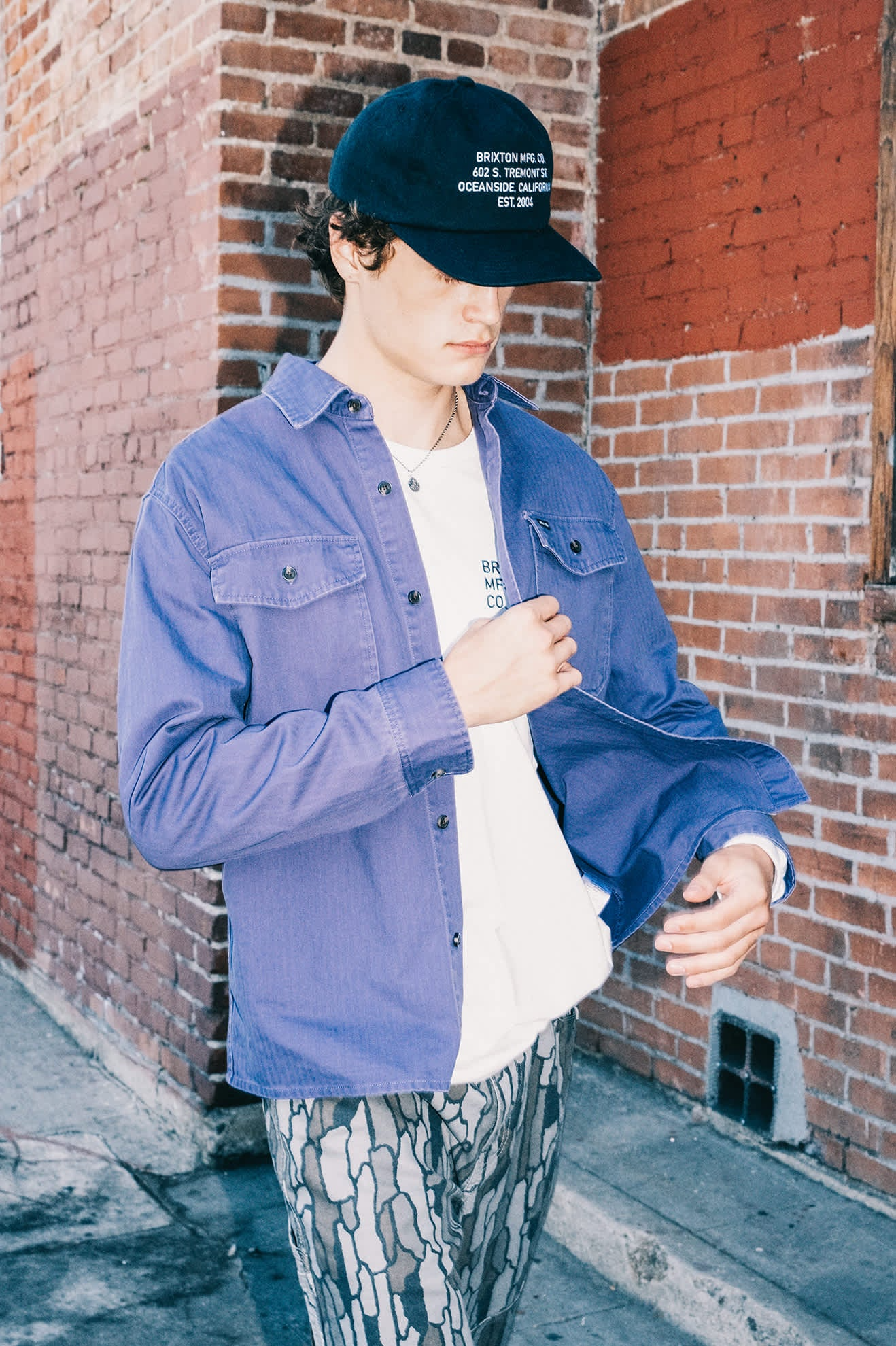 
                  
                    HERRINGBONE Punk Purple Relaxed Jacket
                  
                