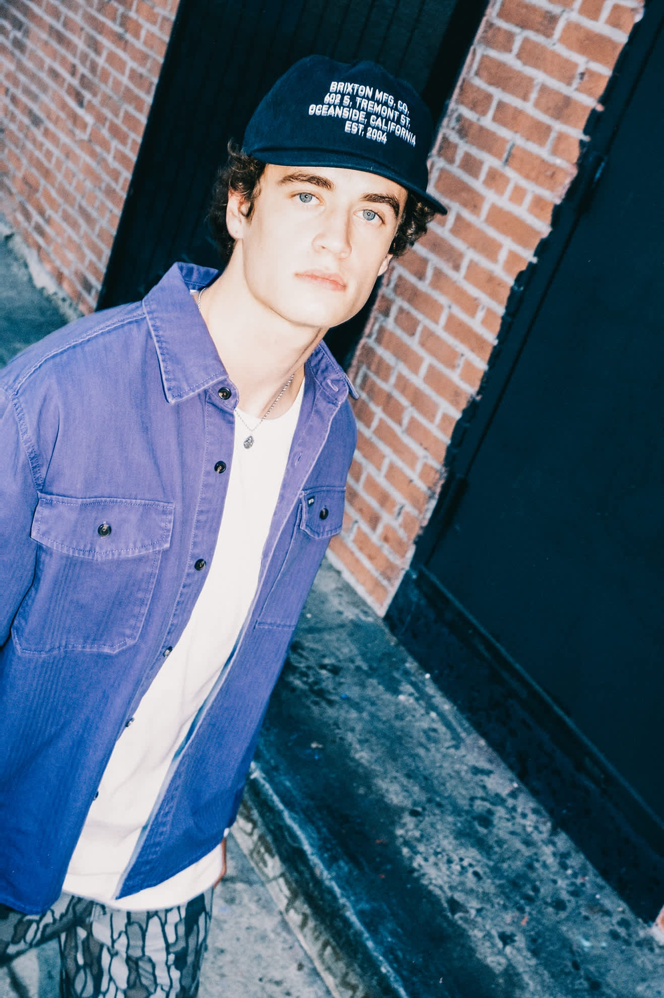 
                  
                    HERRINGBONE Punk Purple Relaxed Jacket
                  
                