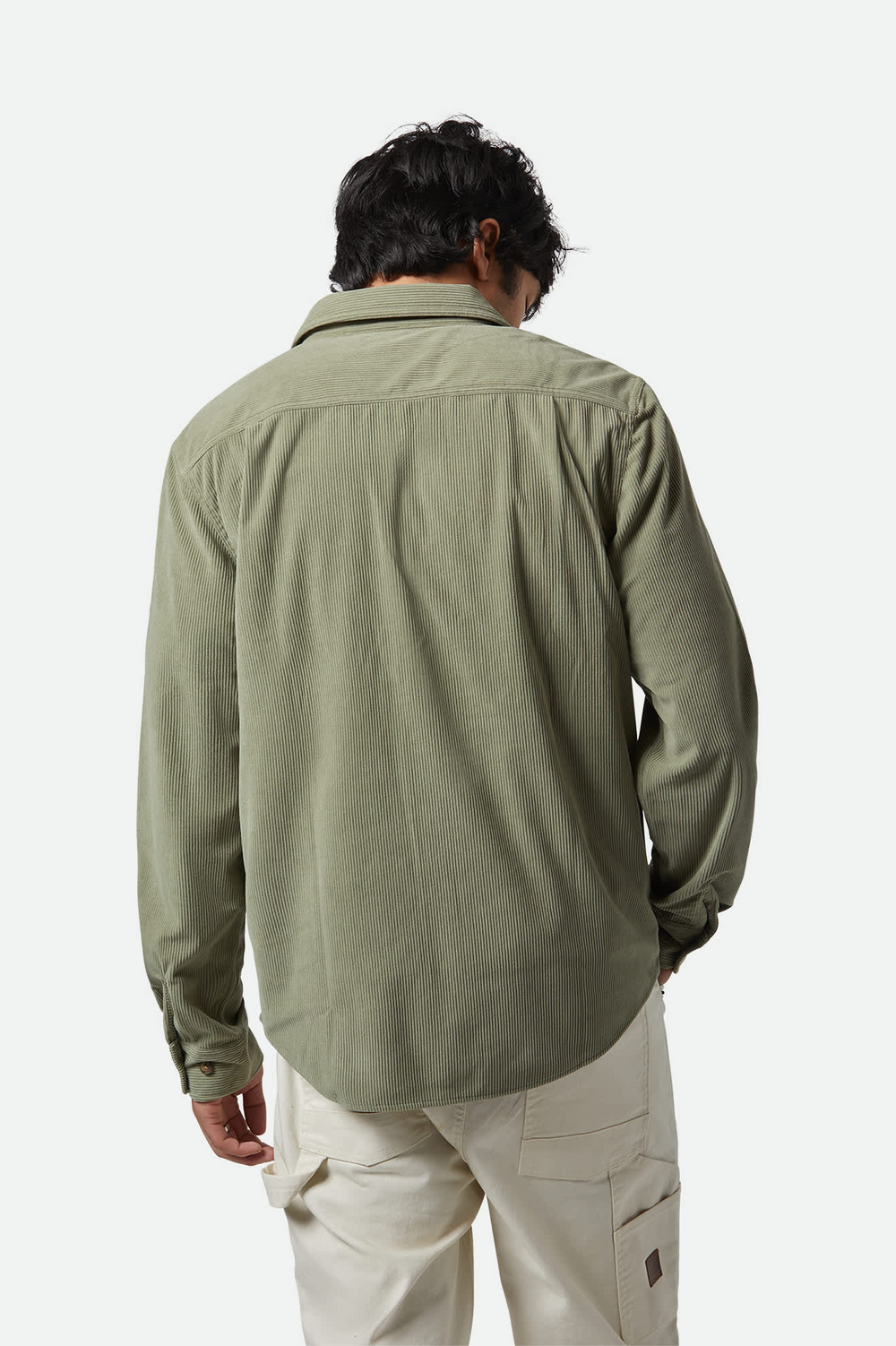 THE FIELD Military Olive Corduroy Shirt