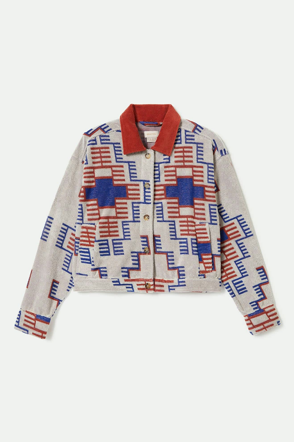 TRAIL Electronic Indigo Terry Cloth Trucker Jacket
