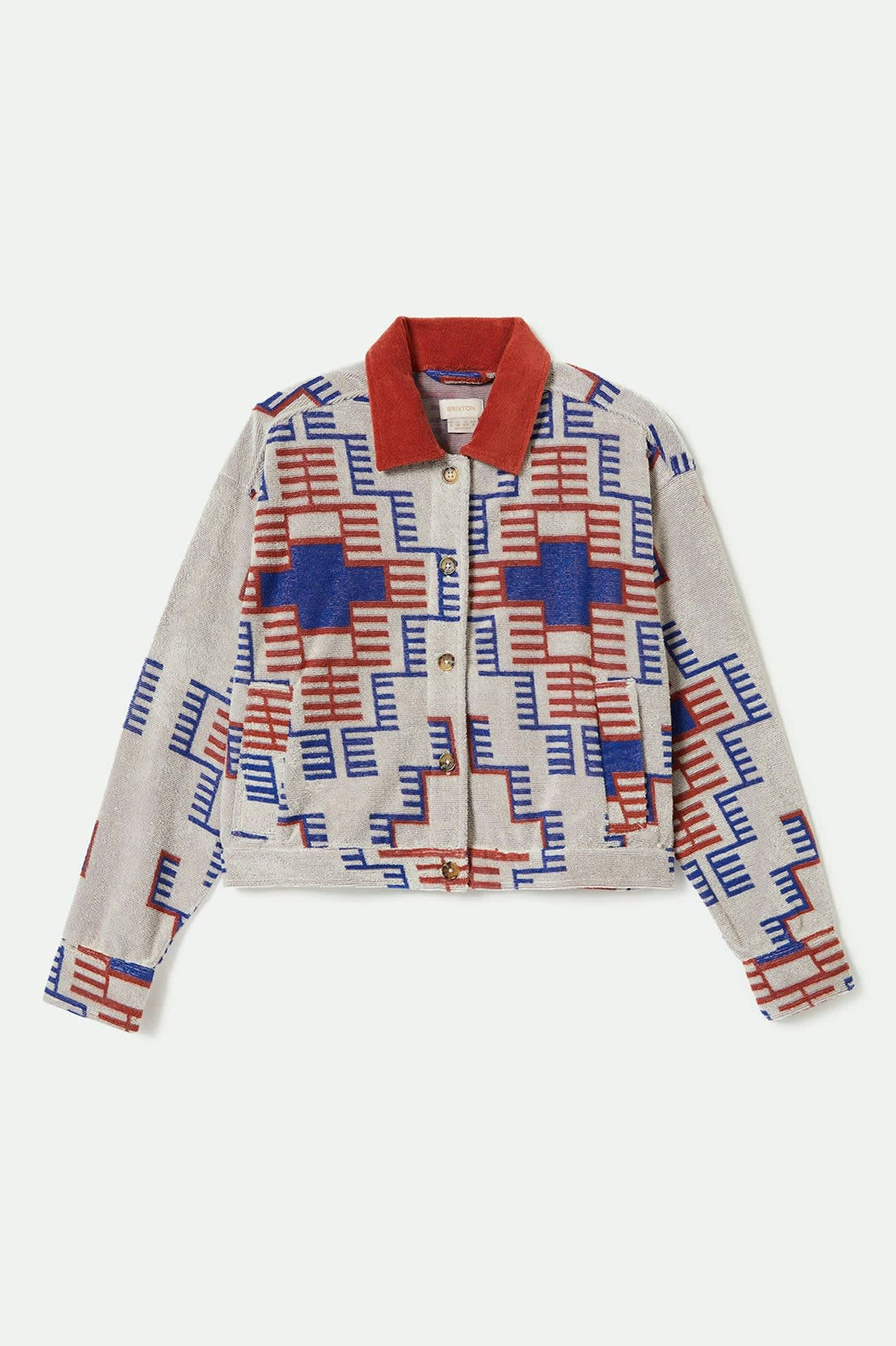 
                  
                    TRAIL Electronic Indigo Terry Cloth Trucker Jacket
                  
                