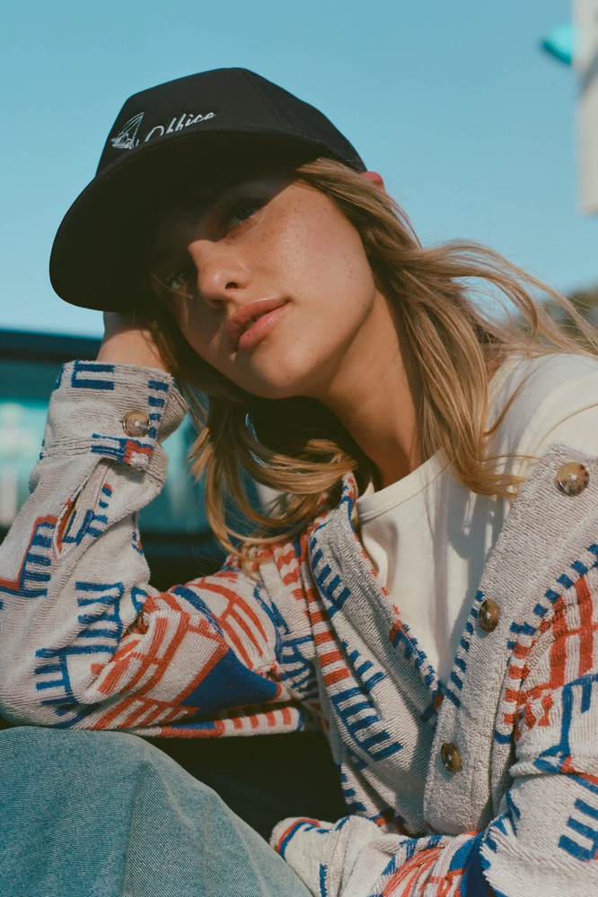 
                  
                    TRAIL Electronic Indigo Terry Cloth Trucker Jacket
                  
                