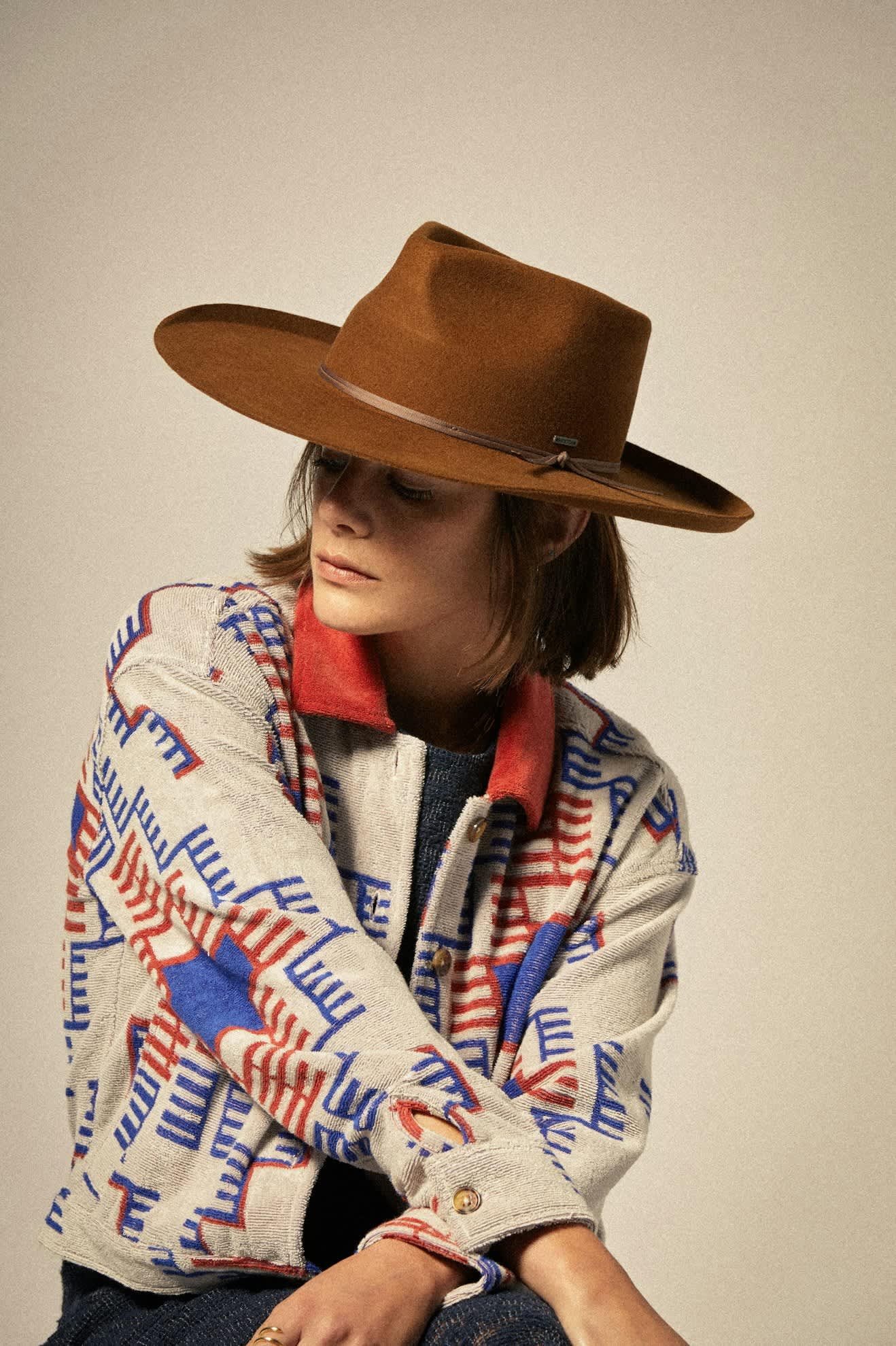 
                  
                    TRAIL Electronic Indigo Terry Cloth Trucker Jacket
                  
                