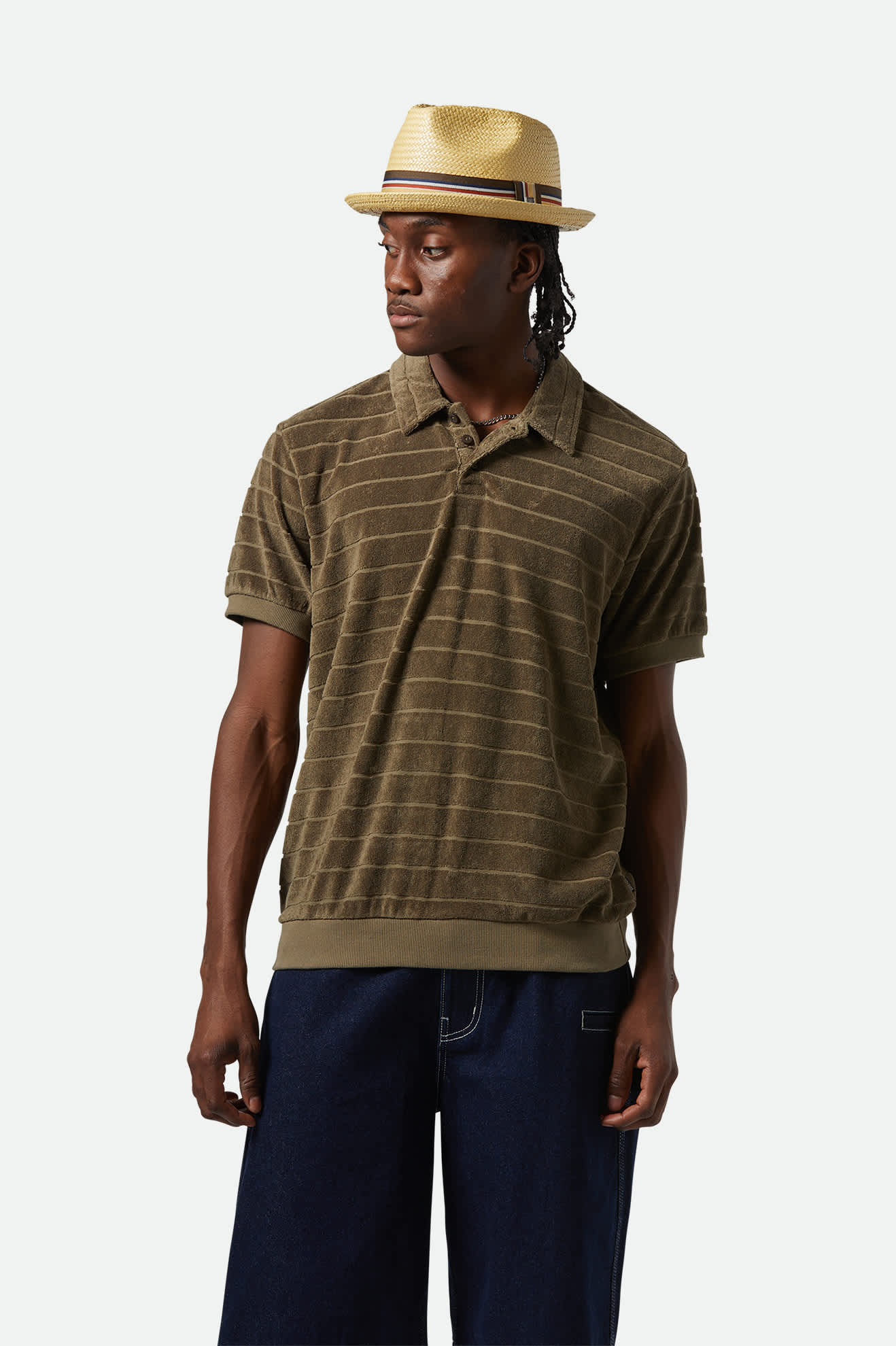 
                  
                    WEEKEND – Poloshirt aus Frottee in Efeugrün
                  
                