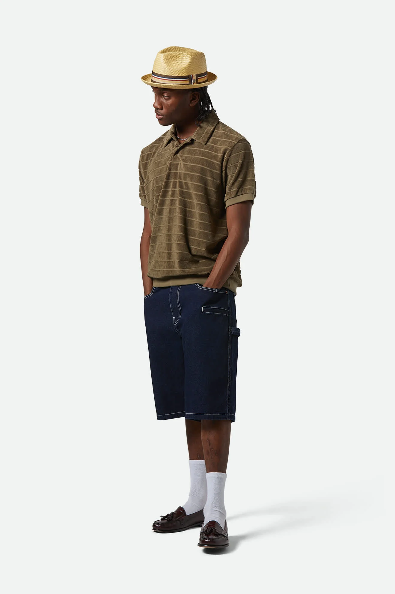 
                  
                    WEEKEND – Poloshirt aus Frottee in Efeugrün
                  
                