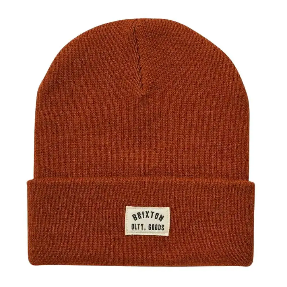 WOODBURN Rust Orange Watch Cap Beanie