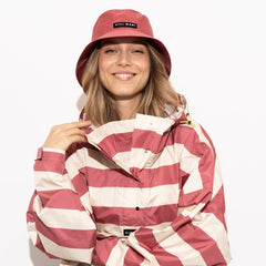 
                  
                    Blush Sand Bold Stripes Raincoat
                  
                