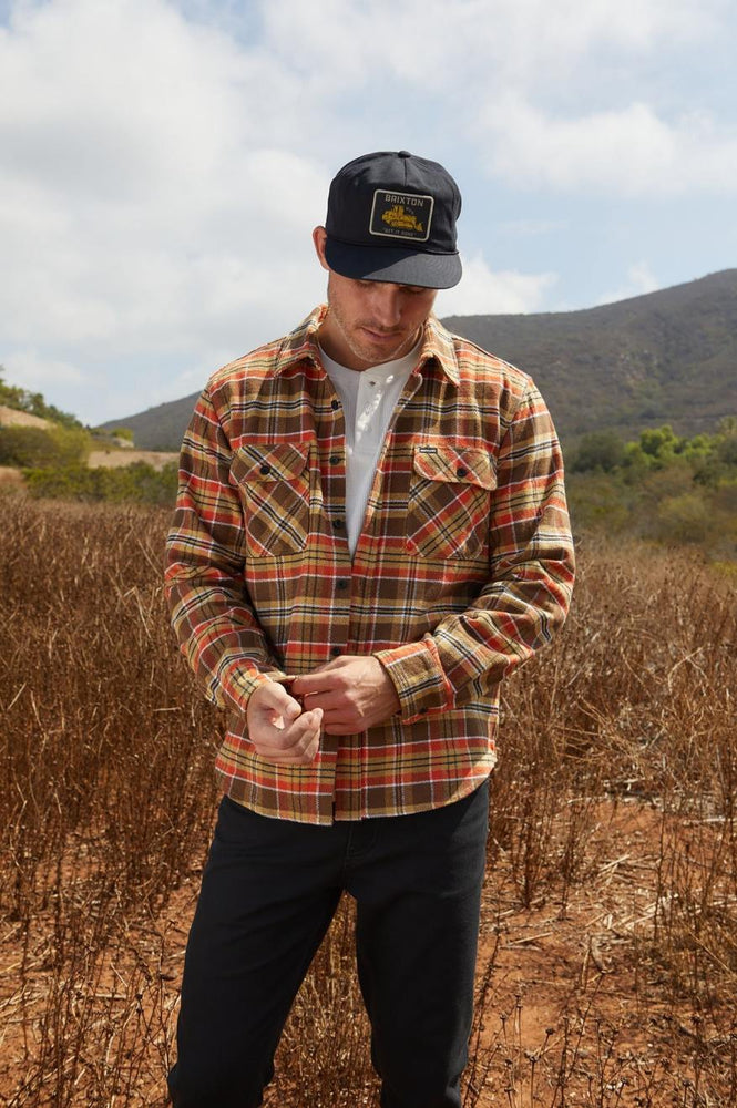 
                  
                    BOWERY Desert Palm Antelope Burnt Red Heavy Weight Flannel Shirt
                  
                