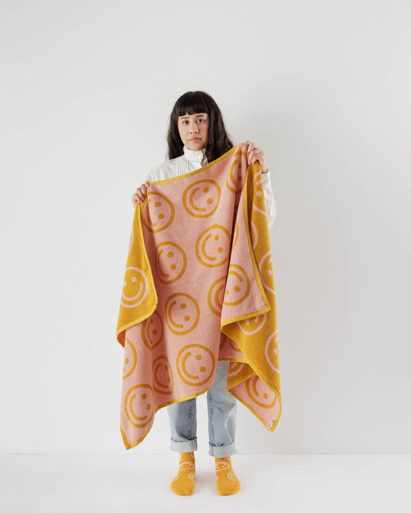 
                  
                    Marigold Peach Happy Bath Towel
                  
                