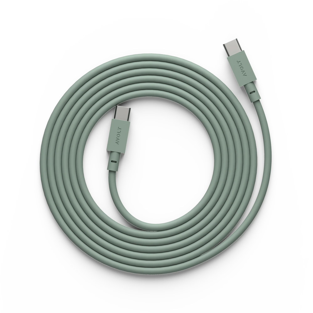 CABLE 1 Eichengrünes Ladekabel