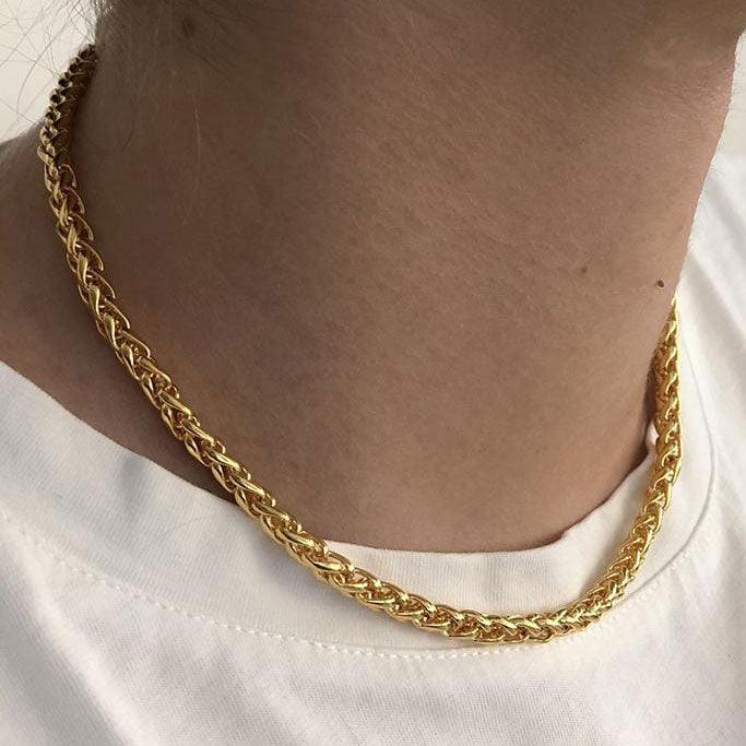 
                  
                    Gold Plated Chunky Chain Necklace
                  
                