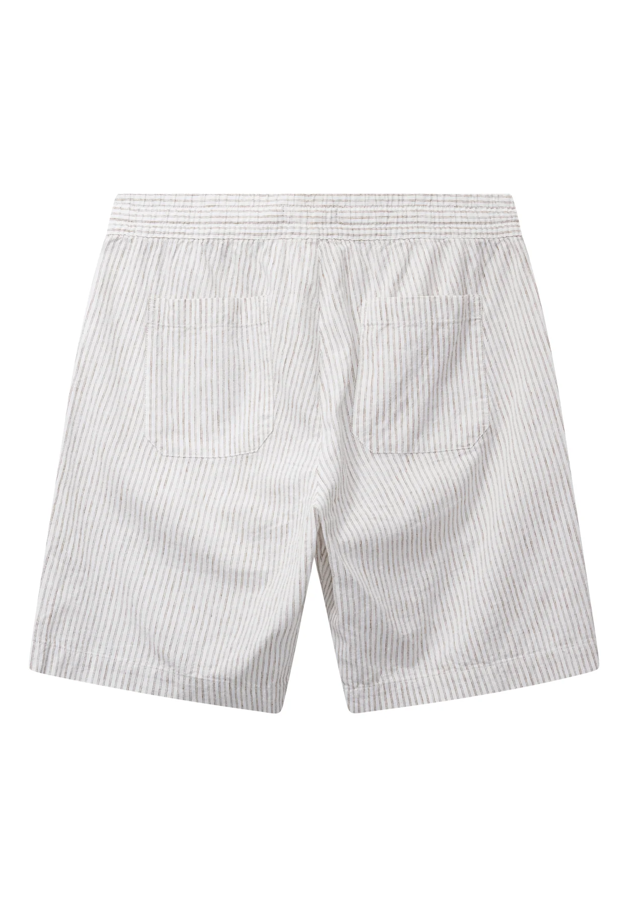 
                  
                    BARCELONA LUCA White Shitake Striped Shorts
                  
                