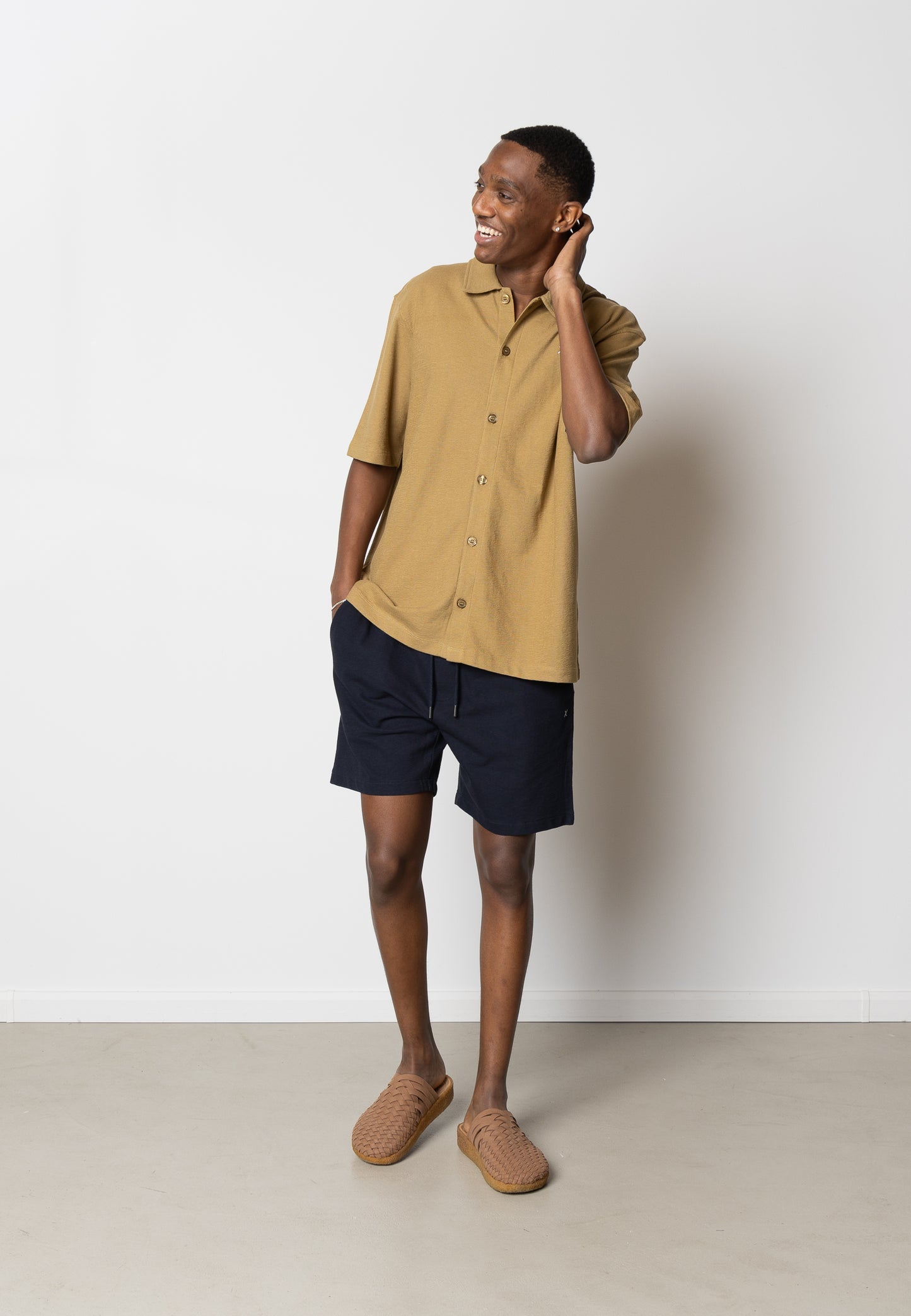 
                  
                    CALTON Dark Navy Shorts
                  
                